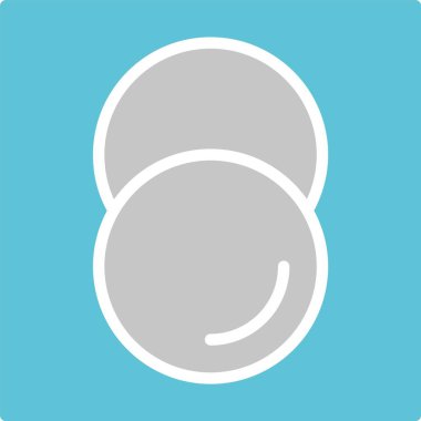 Pamuk Kabartma İki Renk Simgesi