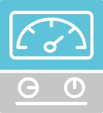 Ammeter Glyph İki Renk Simgesi
