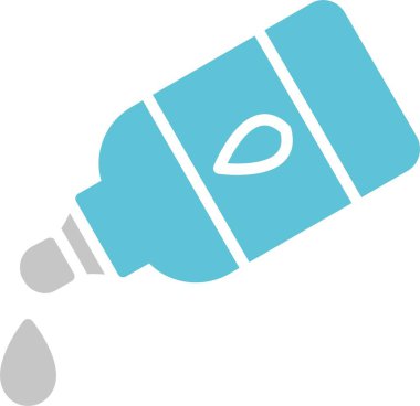 Sıvı Yapıştırıcı İki Renk Simgesi