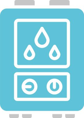 Su Kazanı İki Renk Simgesi Simgesi