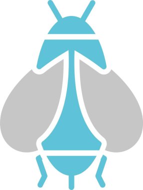 Arılar Kabartma İki Renk Simgesi