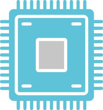 Çip Kabartması İki Renk Simgesi