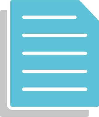 Belge Kabartması İki Renk Simgesi