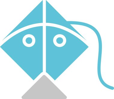 Uçurtma Kabartması İki Renk Simgesi