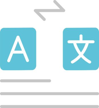 Sözcük Hazinesi Kabartması İki Renk Simgesi