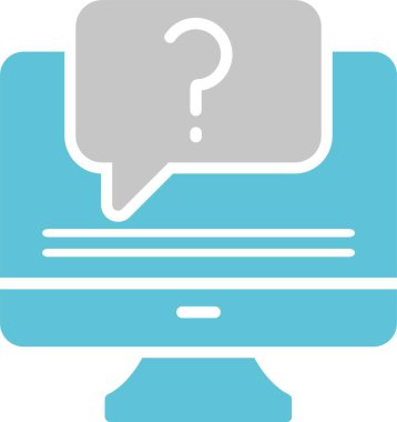 Tavsiye Vektörü Kabartması İki Renk Simgesi