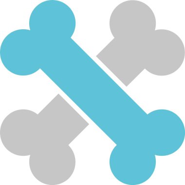 Kemik Kabartması İki Renk Simgesi