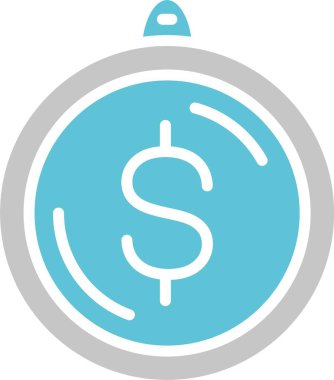 Ağırlık Kabartması İki Renk Simgesi