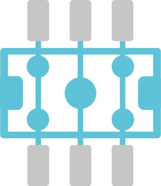 Langırt Kabartması İki Renk Simgesi