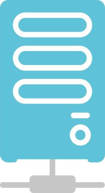 Sunucu Kabartması İki Renk Simgesi