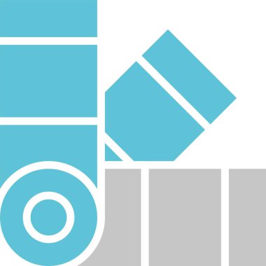 Renk örneği Glyph İki Renk Simgesi