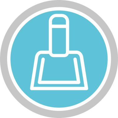 Faraş Kabartması İki Renk Simgesi