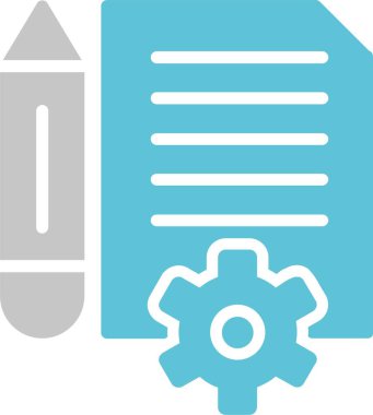 Sözleşme Kabartma İki Renk Simgesi