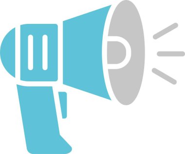 Hoparlör İki Renk Simgesi