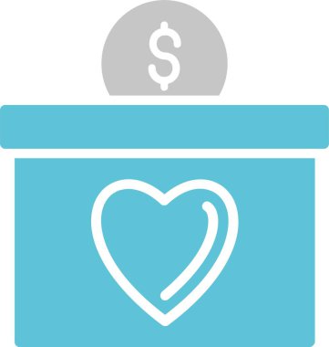 Glyph İki Renk Simgesini Bağışla