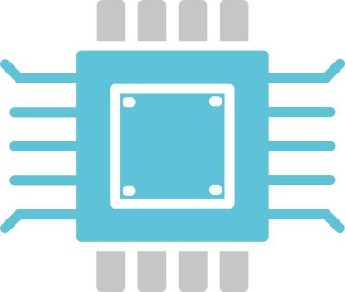 Mikroçip Kabartma İki Renk Simgesi