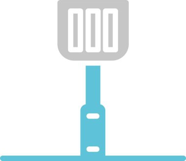 Lastik Spatula Kabartması İki Renk Simgesi