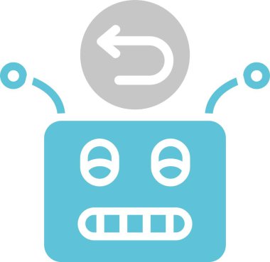 Otomatik Yanıtla Kabartma İki Renk Simgesi