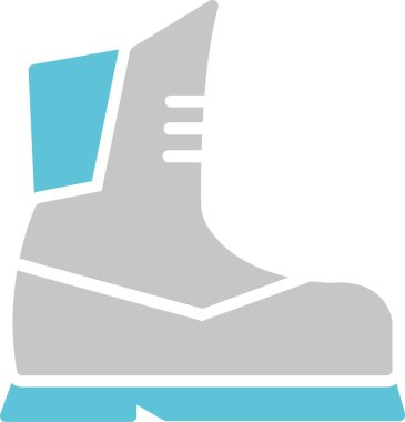 Çizme Kabartması İki Renk Simgesi