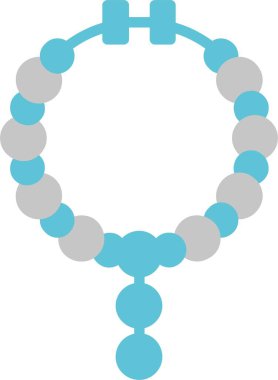 Kolye Kabartması İki Renk Simgesi