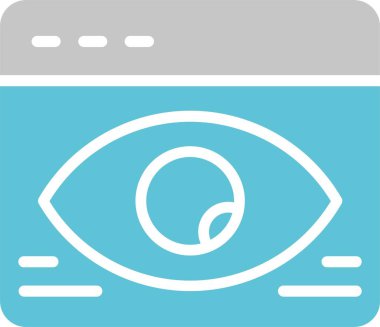 Kabartma İki Renk Simgesini Göster