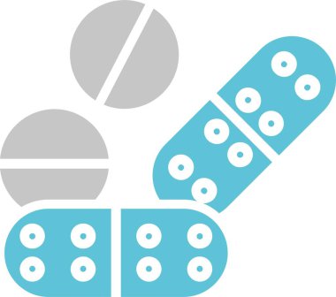 Haplar Kabartma İki Renk Simgesi