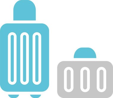 Bagaj Kabartması İki Renk Simgesi