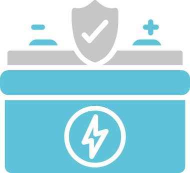 Batarya Chahrging Glyph İki Renk Simgesi