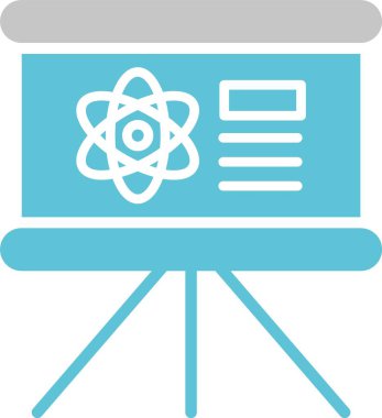 Biyoloji Vektörü İki Renk Simgesi