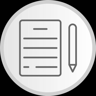 Satır Çemberi Gri Simgesi Yazılıyor