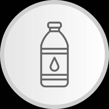 Deterjan Çizgisi Çemberi Gri Simge