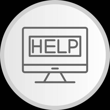 İmdat Hattı Çemberi Gri Simgesi