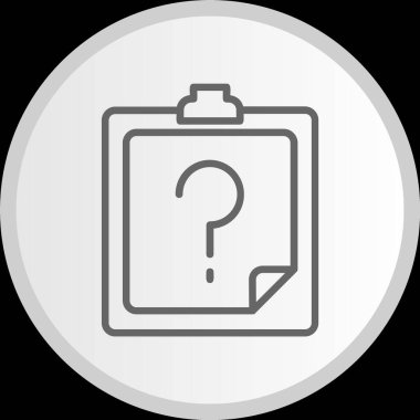 Pano Çizgisi Çember Gri Simge