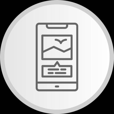 Yorum Satırı Çemberi Gri Simge