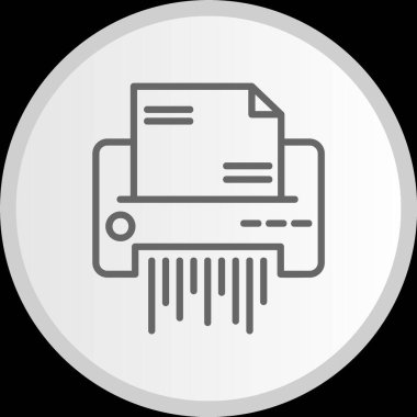 Öğütücü Hattı Gri Çember Simgesi