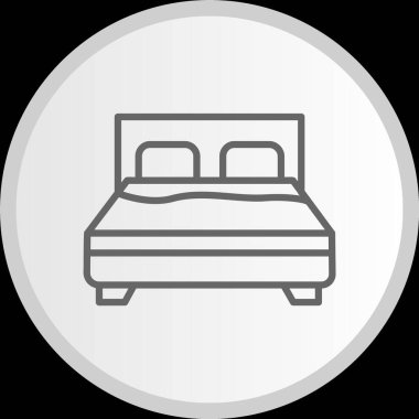 Yatak Hattının Çemberi Gri Simgesi
