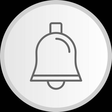 Çan Hattı Çemberi Gri Simgesi