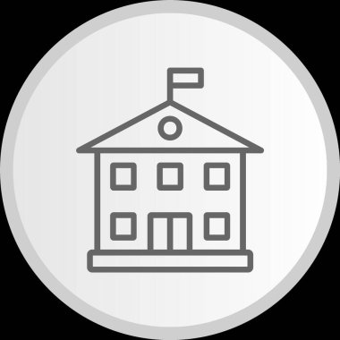 Hükümet Hat Çemberi Gri Simge