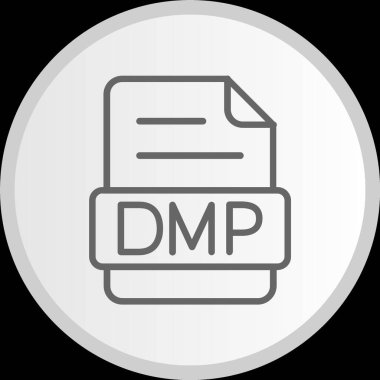 Çubuk Çizgisi Çemberi Gri Simgesi