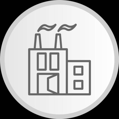 Fabrika Hattı Çemberi Gri Simge