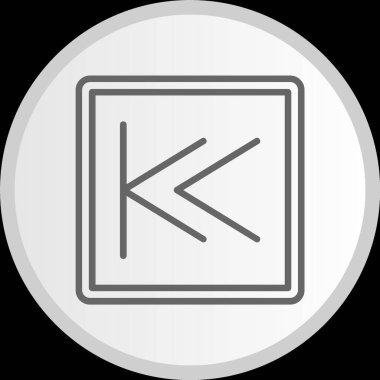 Çember Gri Simgeyi Geri Al