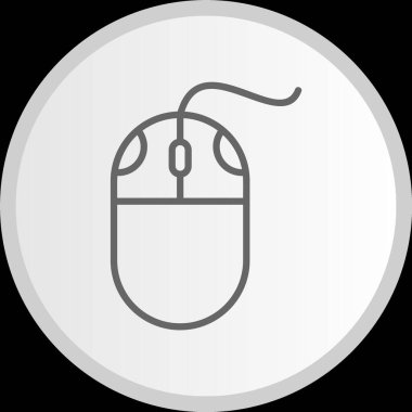 Fare Çizgisi Çemberi Gri Simgesi