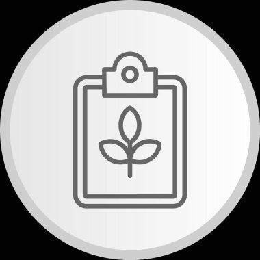 Pano Çizgisi Çember Gri Simge