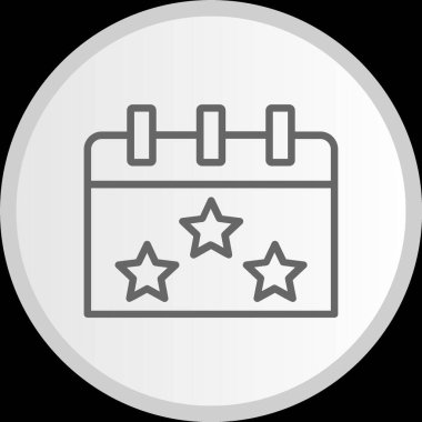 Olay Çizgisi Çemberi Gri Simgesi