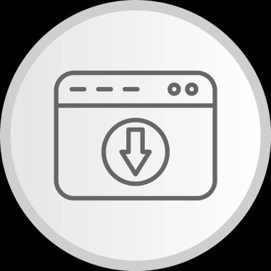 Satır Çemberi Gri Simgesi İndir