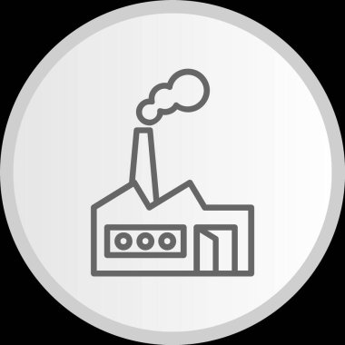 Fabrika Hattı Çemberi Gri Simge