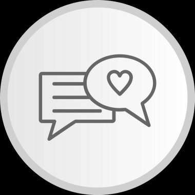 Sohbet Hattı Çemberi Gri Simgesi