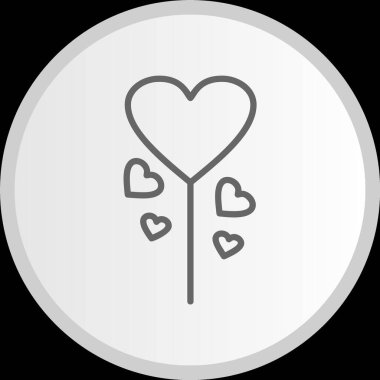 Cadılar Bayramı Şeker Hattı Çemberi Gri Simge