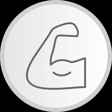 Kas Hattı Çemberi Gri Simgesi