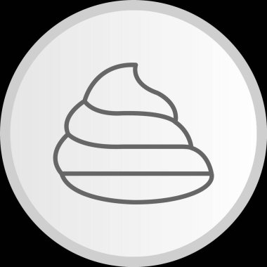 Meringue Hattı Çemberi Gri Simgesi